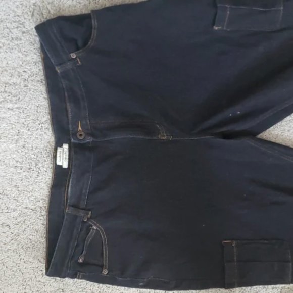 LL Bean Classic Fit dark wash jeans size 20 reg - Picture 4 of 4